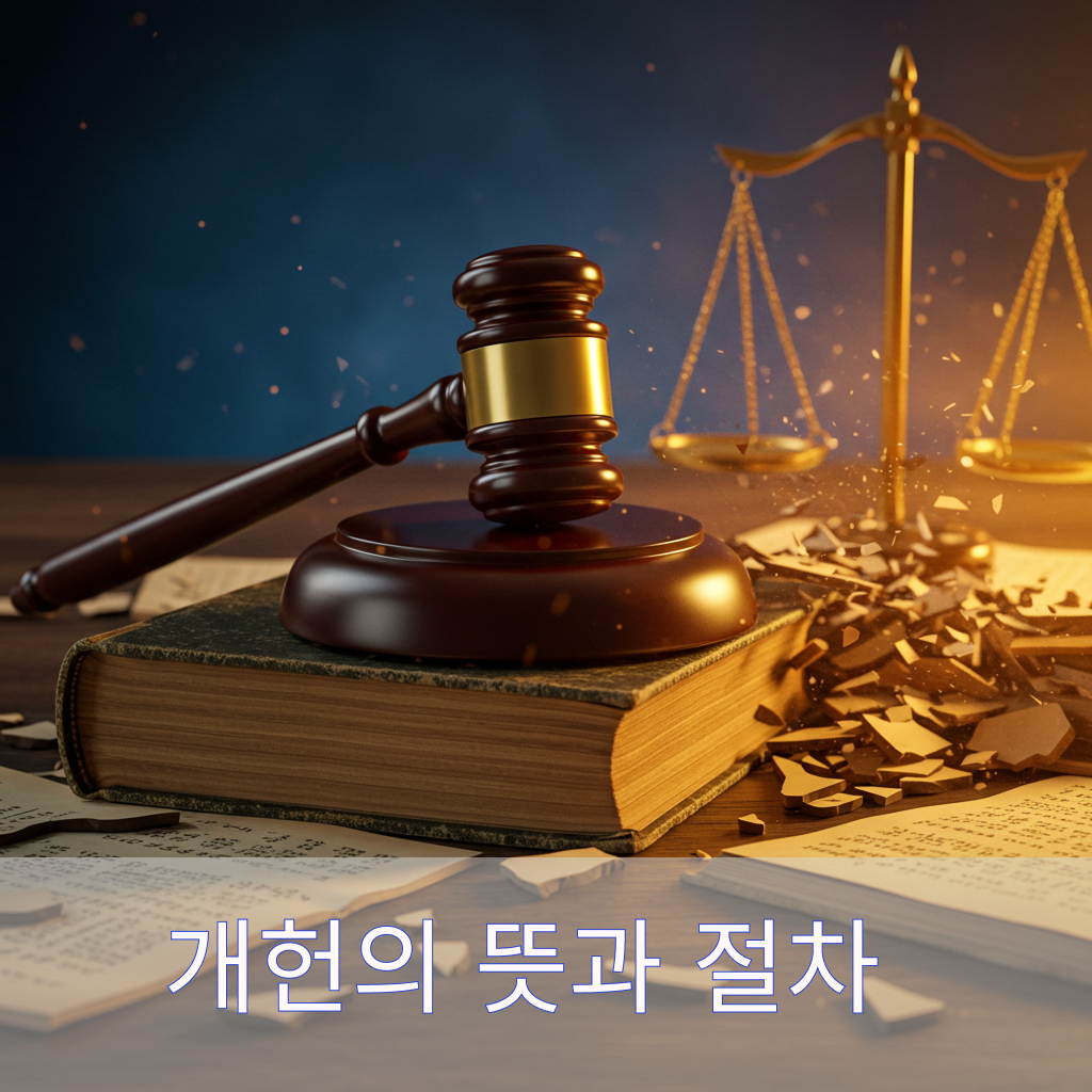개헌의 뜻과 절차